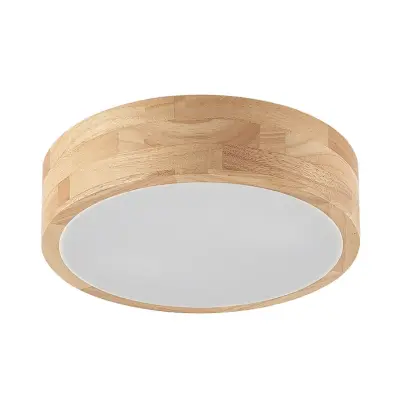Lindby - Tanju Plafond Ø30 Wood/White