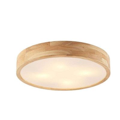Lindby - Tanju Plafond Ø50 Wood/White