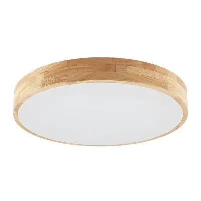 Lindby - Tanju Plafond Ø60 Wood/White