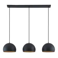 Lindby - Tarjei Taklampa L120 Black/Gold