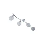 Lindby - Ticino 4 Plafond Silver/Chrome