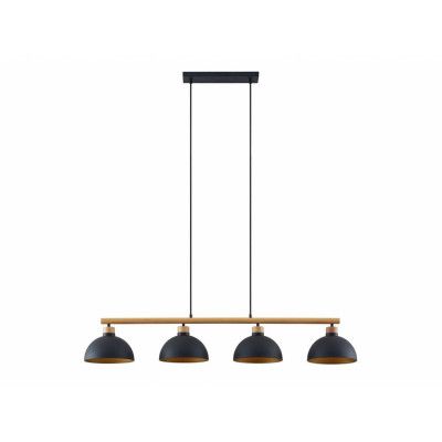 Lindby - Tirzana 4 Taklampa Black/Light Wood