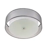 Lindby - Tobia Plafond Grey/White/Chrome