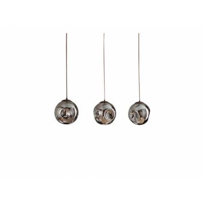 Lindby - Valentina 3 Taklampa Smoked Grey/Brown