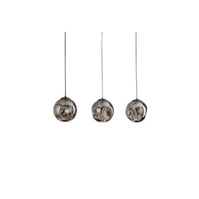 Lindby - Valentina 3 Taklampa Smoked Grey/Brown