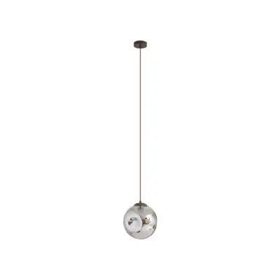 Lindby - Valentina Taklampa Smoked Grey/Coffee