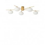 Lindby - Valisa 5 Plafond Guld