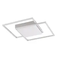 Lindby - Zayd LED Plafond  Dim. Nickel