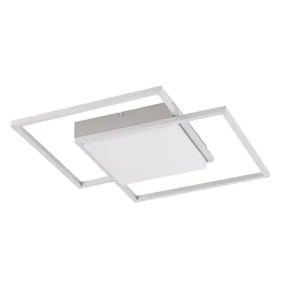 Lindby - Zayd LED Plafond  Dim. Nickel