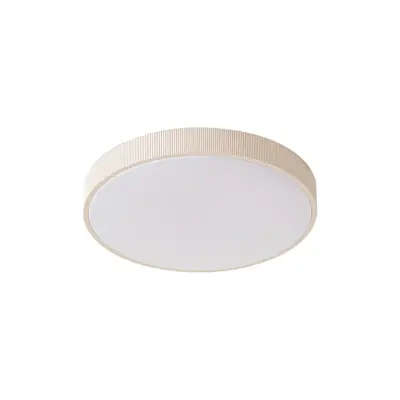 Lindby - Zylo LED-taklampa, beige, Ø 49 cm, CCT, dimbar
