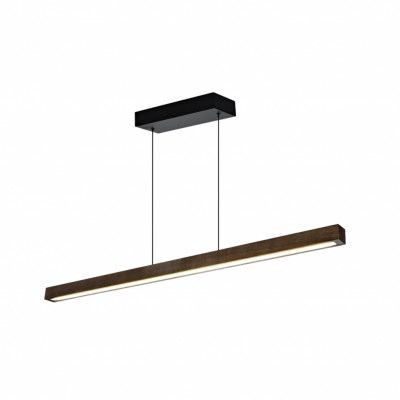 LINEA taklampa, brunbets/svart