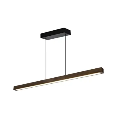 LINEA taklampa, brunbets/svart