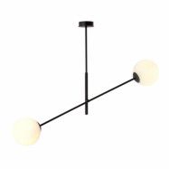 LINEAR 2 Taklampa, Svart/Vit
