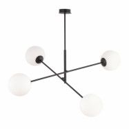 LINEAR 4 Taklampa, Svart/Vit