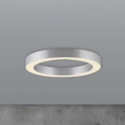 Lines LED-taklampa, Ø 35 cm, silverfärgad, CCT – PURE - Vardagsrum - Modern - Metall - Rund