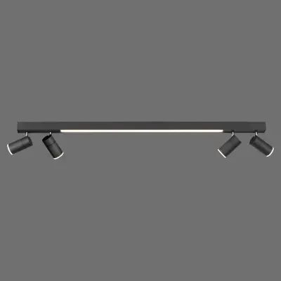 Lines LED-taklampa, 120 cm, grafit – PURE PURE Lines Spot - Vardagsrum - Modern - Metall - Vinklad