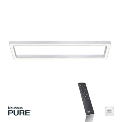 Lines Square LED-taklampa, diamant, 110 cm, CCT – PURE PURE Lines Square - Vardagsrum - Modern - Metall - Vinklad