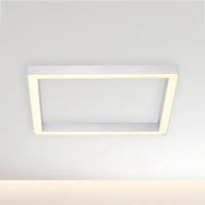 Lines Square LED-taklampa, diamant, 55 cm, CCT – PURE PURE Lines Square - Vardagsrum - Modern - Metall - Vinklad