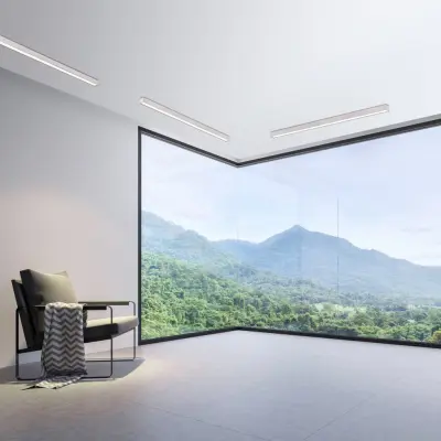 Lines Straight LED-taklampa, diamant, 110 cm, CCT – PURE PURE Lines Straight - Vardagsrum - Modern - Metall - Vinklad