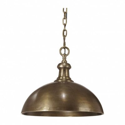 Liverpool taklampa, råmässing 50cm