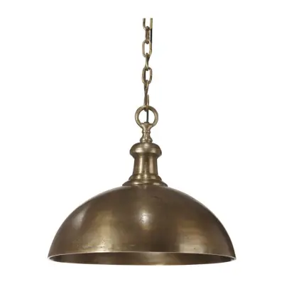 Liverpool taklampa, råmässing 50cm