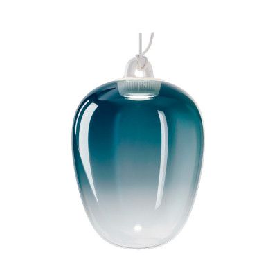 Lodes - Oblò Taklampa Medium 2700K Azure Stål/Vit