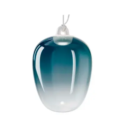 Lodes - Oblò Taklampa Medium 2700K Azure Stål/Vit