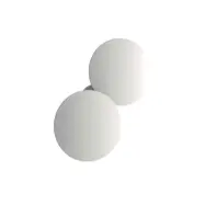 Lodes - Puzzle LED-vägg-/taklampa, vit, 2700K, Ø 11,5 cm