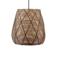 Lollo Taklampa, Natur/svart 38cm