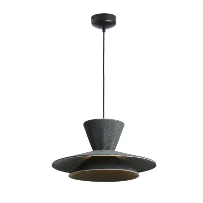 LOOM DESIGN - Morphic Taklampa Mix Black