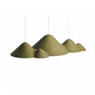 Loom Design - Panorama Taklampa Large Green/Black