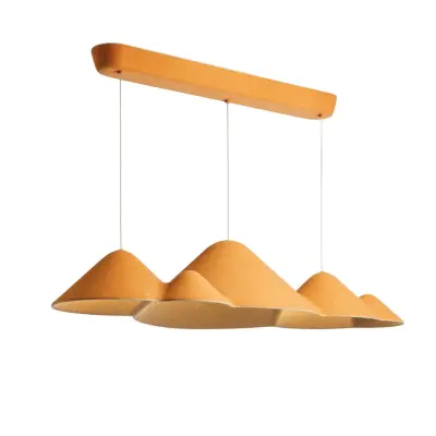 LOOM DESIGN - Panorama Taklampa Large Yellow/Grey