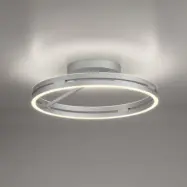 Loop LED-taklampa, sten, metall, Ø 60 cm CCT – PURE PURE Loop - Vardagsrum - Modern - Aluminium - Med en ljuskälla