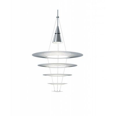 Louis Poulsen - Enigma 545 Taklampa Brushed Alu