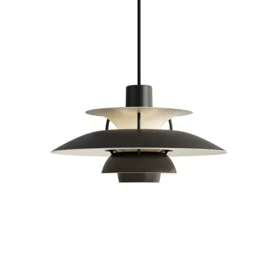 Louis Poulsen - PH 5 Mini Taklampa Monochrome Black