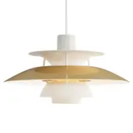 Louis Poulsen - PH 5 Taklampa Mässing