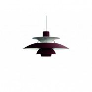 Louis Poulsen - PH 5 Taklampa Monochrome Burgundy