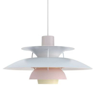Louis Poulsen - PH 5 pendellampa Pastels Oyster/Blue/Rose
