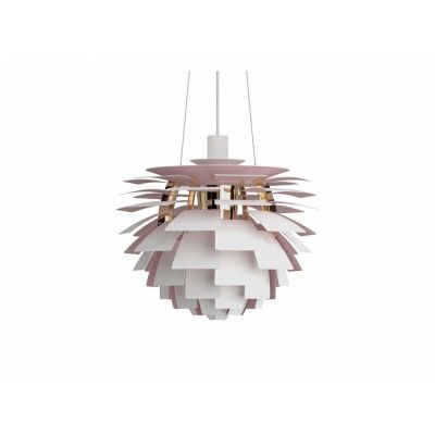 Louis Poulsen - PH Artichoke Taklampa Anniversary Ø480 Matt White/Pale Rose