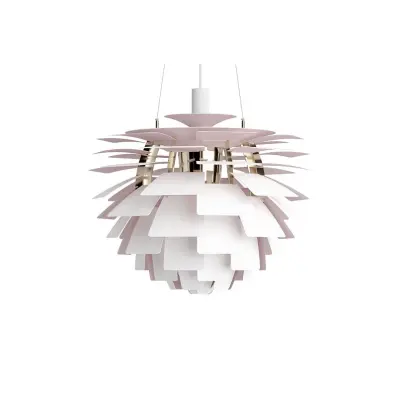 Louis Poulsen - PH Artichoke Taklampa Anniversary Ø600 Matt White/Pale Rose