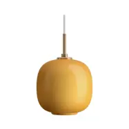 Louis Poulsen - VL45 Radiohus Taklampa Ø175 Brass/Glossy Amber