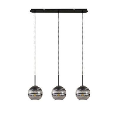 Lucande - Ably 3 Taklampa Smoke