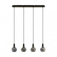 Lucande - Ably 4 Taklampa Smoke