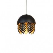 Lucande - Aparas Taklampa Ø35 Black/Gold