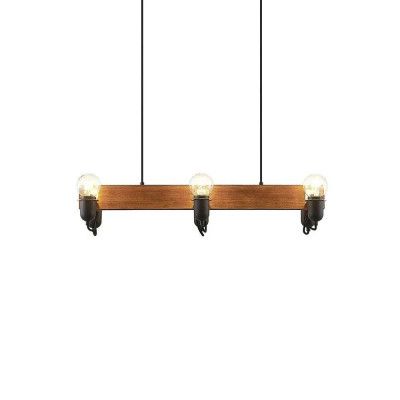 Lucande - Becky Taklampa Wood/Black/Brass