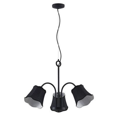 Lucande - Binta 3 Taklampa Silver Black Lucande