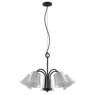 Lucande - Binta 5 Taklampa Silver Grey Lucande