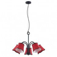 Lucande - Binta 5 Taklampa Silver Rust