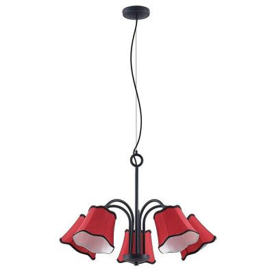 Lucande - Binta 5 Taklampa Silver Rust