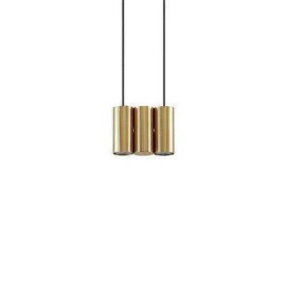 Lucande - Cesur 3 Taklampa Brass